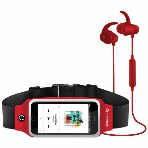 HyperGear ActiveGear Wireless Earphones   Sport Belt (PHONESBELT-PRNT)