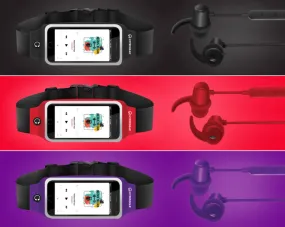 HyperGear ActiveGear Wireless Earphones   Sport Belt (PHONESBELT-PRNT)