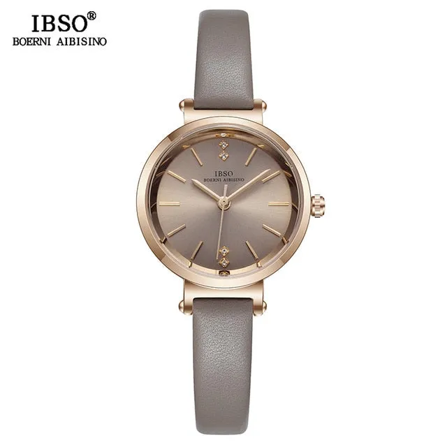 IBSO 8 MM Ultra-Thin Wrist Women Watches