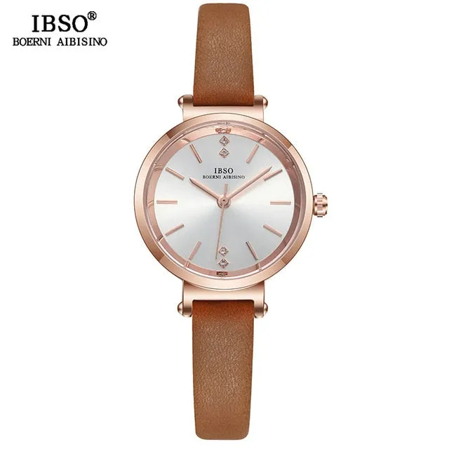 IBSO 8 MM Ultra-Thin Wrist Women Watches