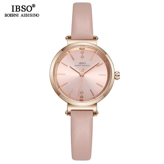 IBSO 8 MM Ultra-Thin Wrist Women Watches