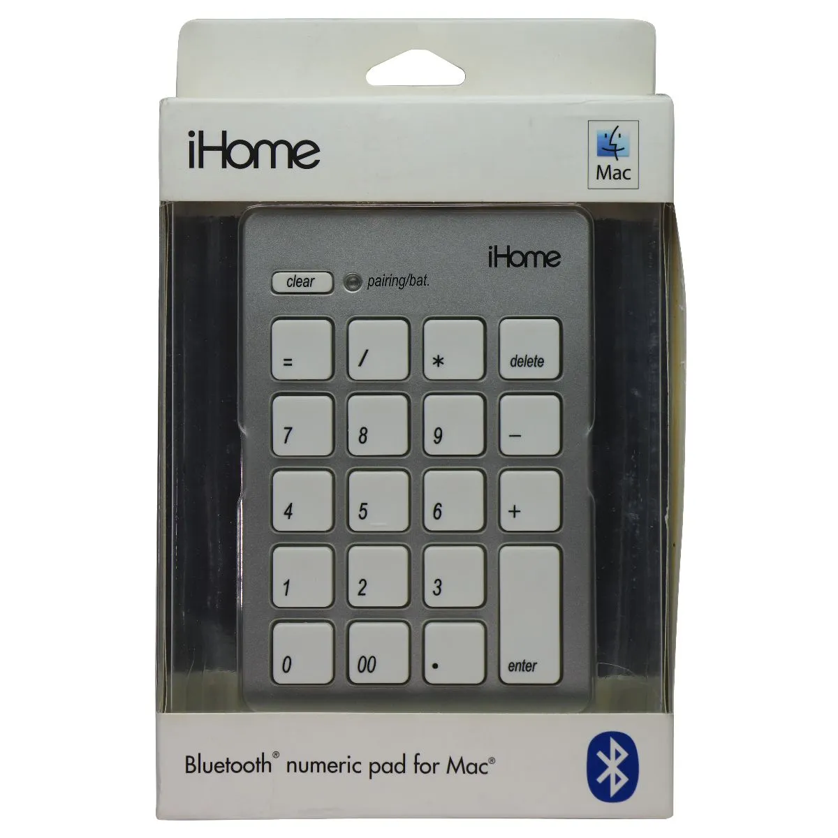 iHome Bluetooth Numeric Pad for Apple/Mac/Bluetooth - Silver