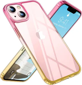 iPhone 14 Max Clear Case Bumper Shockproof Protective Cover Case