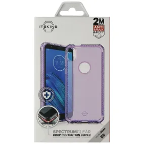 ITSKINS Spectrum Clear Protective Phone Case for Motorola Moto E6 - Light Purple