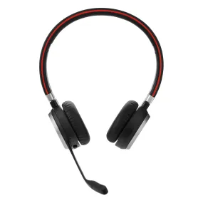 Jabra Evolve 65 Se Ms Stereo - Headset - On-Ear - Bluetooth - Wireless - Usb - With Charging Stand - Certified For Micro