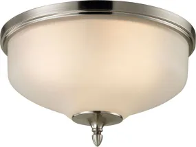 Jackson 2 Light Flush Mount In Brushed Nickel