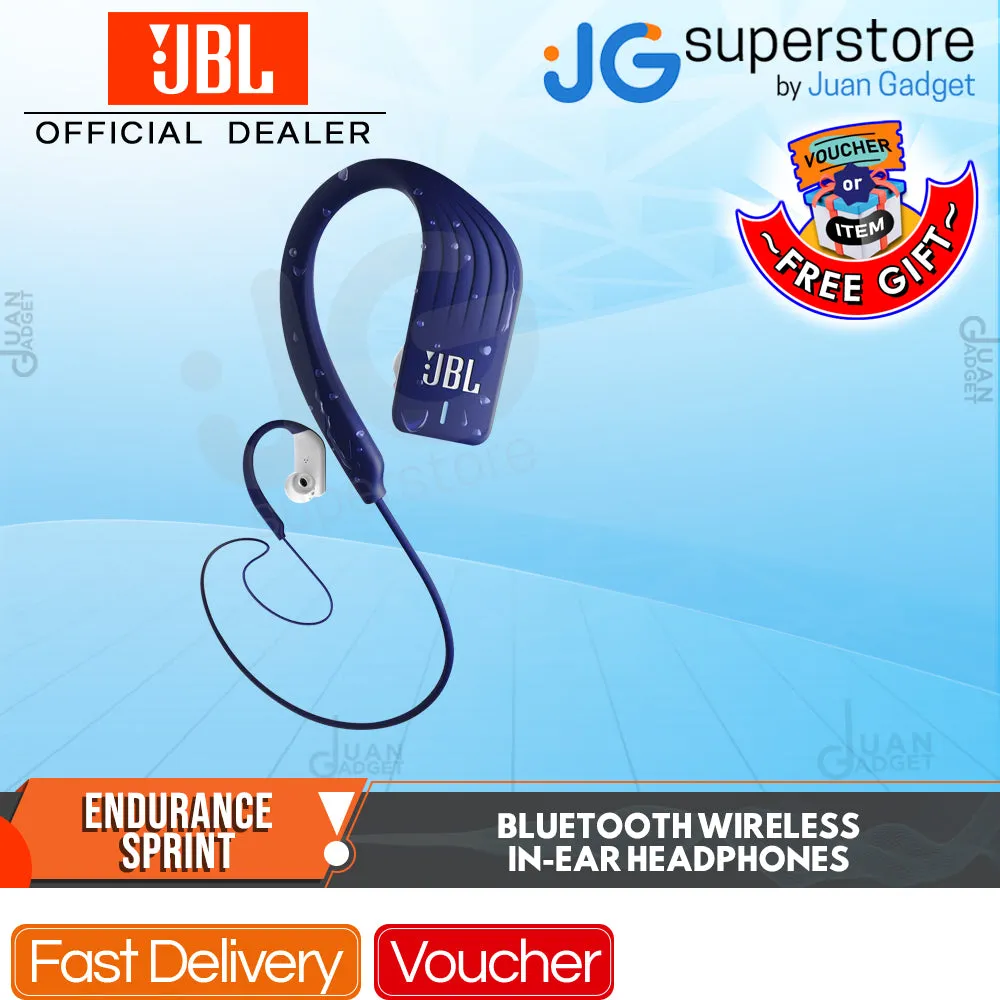 JBL Endurance Sprint Waterproof Wireless In-Ear Headphones with FlexSoft Ear Tips and TwistLock Technology Feature