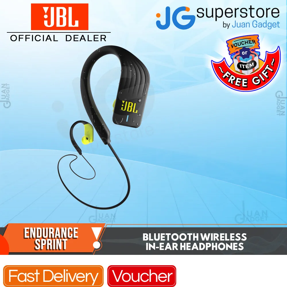 JBL Endurance Sprint Waterproof Wireless In-Ear Headphones with FlexSoft Ear Tips and TwistLock Technology Feature