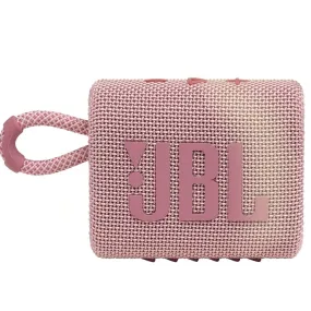 JBL Go 3 Portable Waterproof Wireless IP67 Dustproof Outdoor Bluetooth Speaker (Pink)