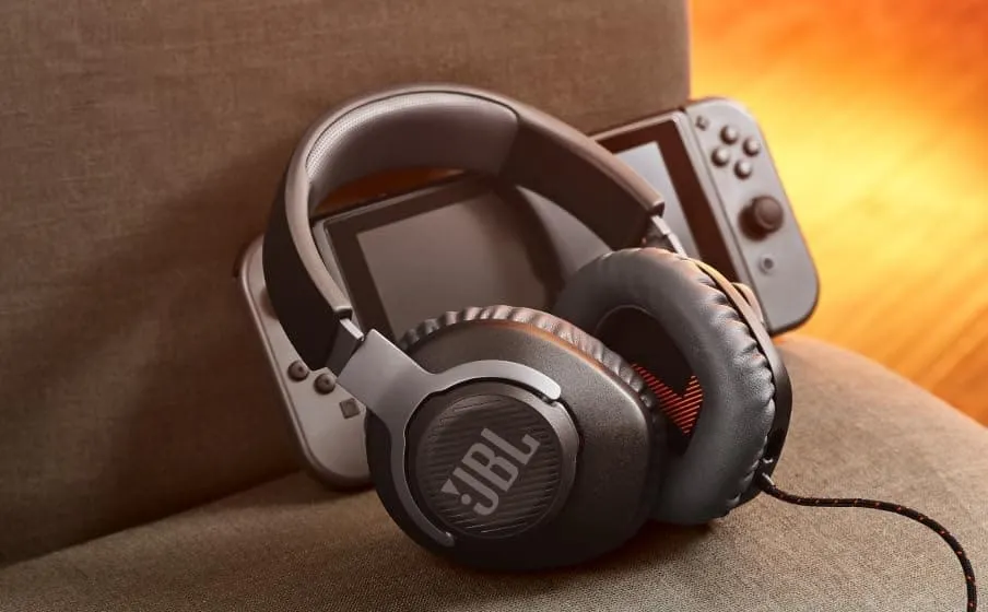 JBL Quantum 100 Wired Over-Ear Gaming Headset with Boom Mic, Multi-Platform Compatible, Black