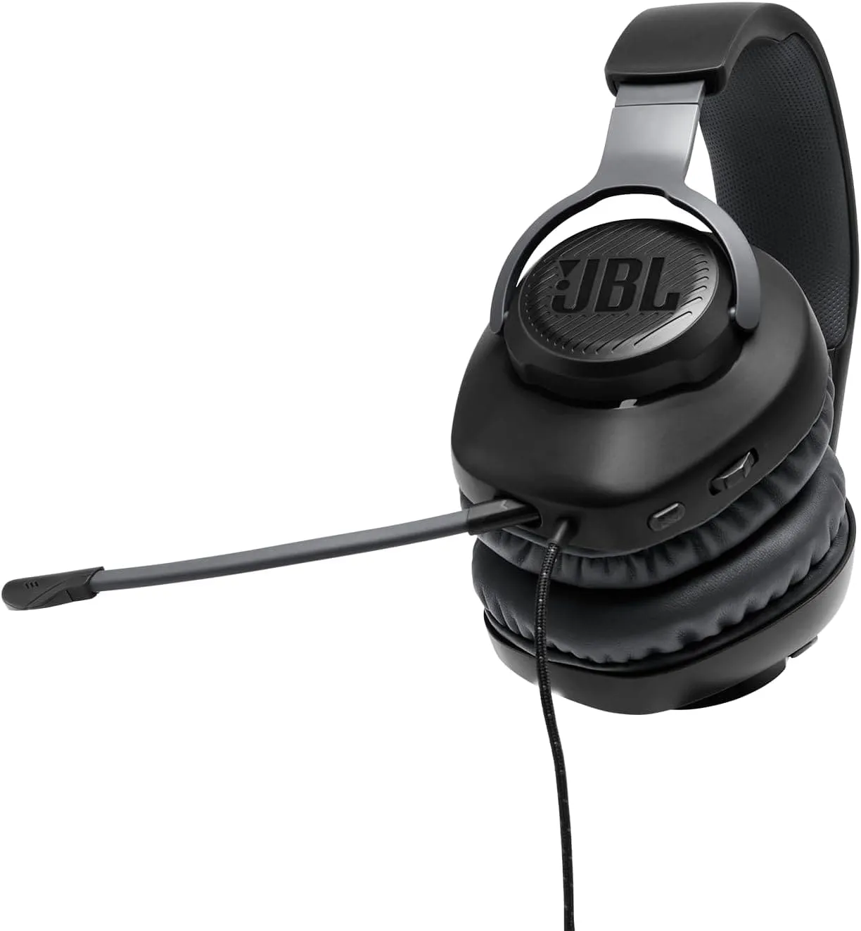 JBL Quantum 100 Wired Over-Ear Gaming Headset with Boom Mic, Multi-Platform Compatible, Black