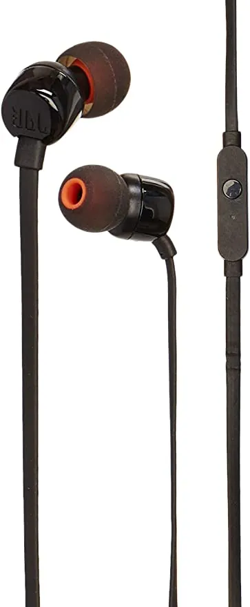 JBL T110 Earphones - Black