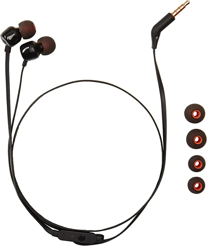 JBL T110 Earphones - Black