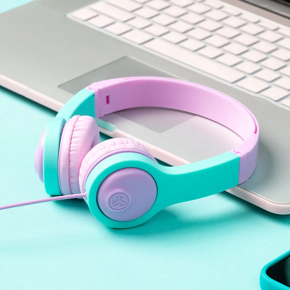 JBuddies Folding Gen 2 Kids Headphones Pink/Teal