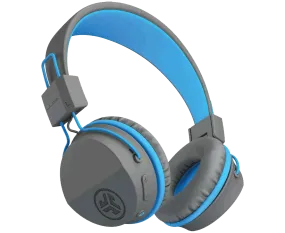 JLAB JBuddies Studio Wireless Headphones | Grey / Blue