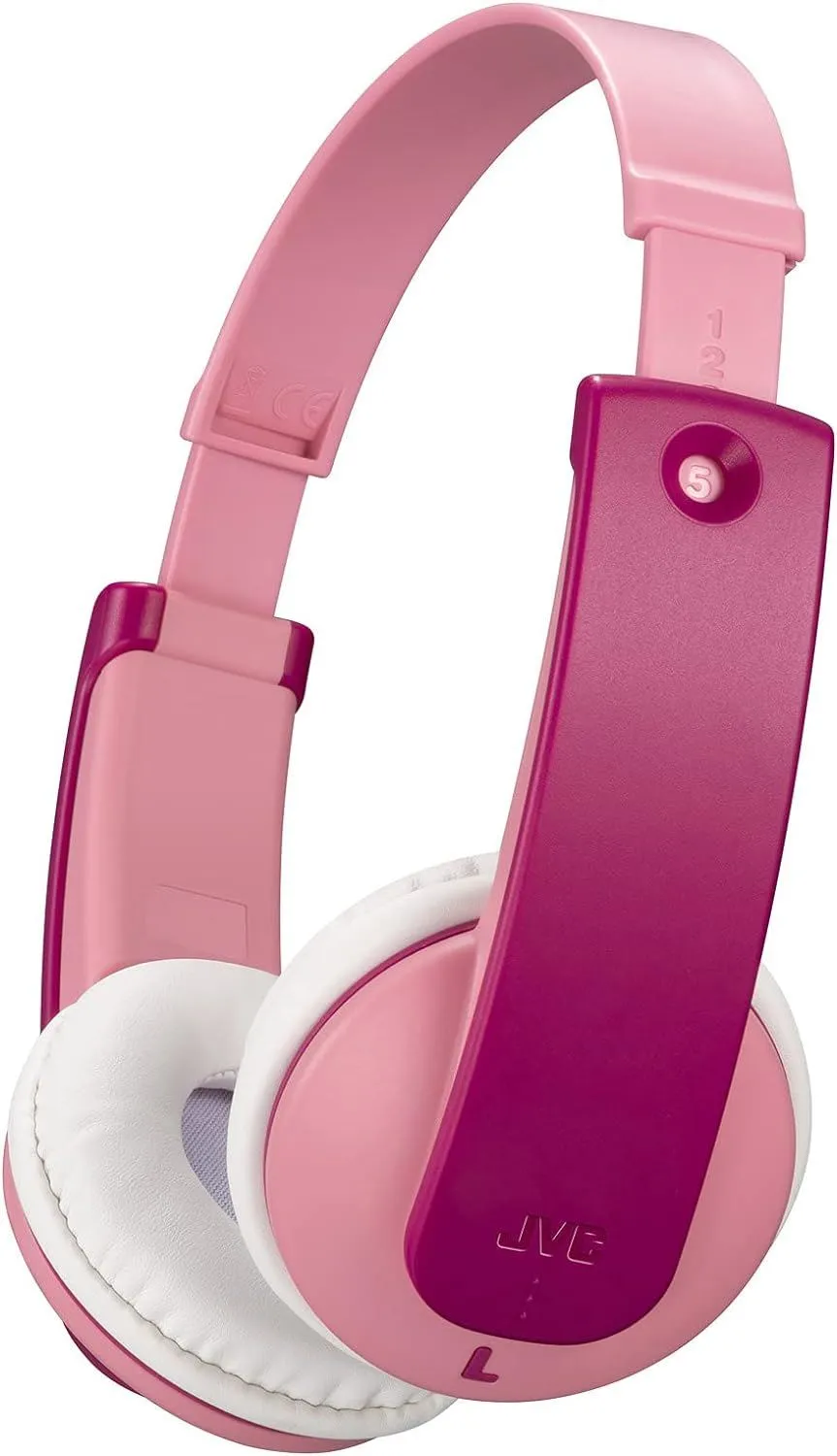 JVC Tinyphones Stereo Kids Wireless Bluetooth Headphones Pink - HA-KD10W-P-E