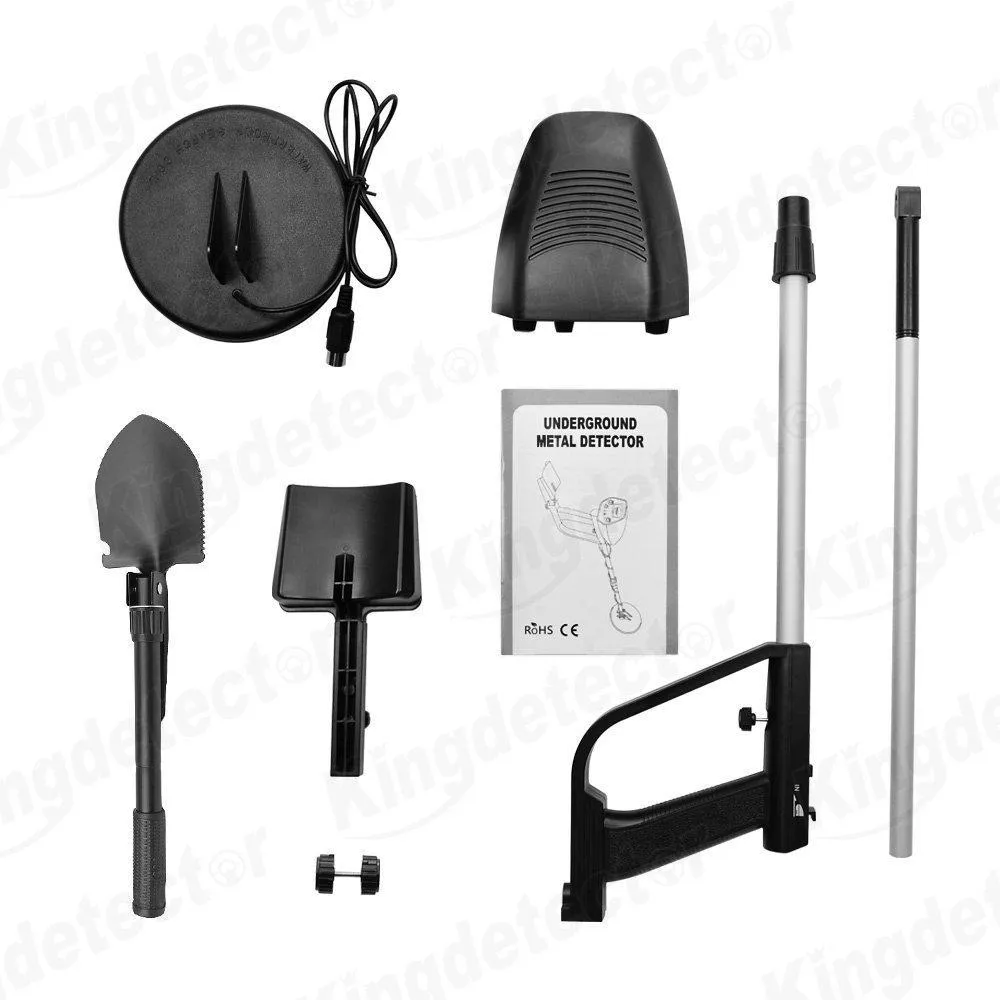 Kingdetector MD-4030 Pro Edition Hobby Explorer Waterproof Search Coil with shovel Metal Detectors