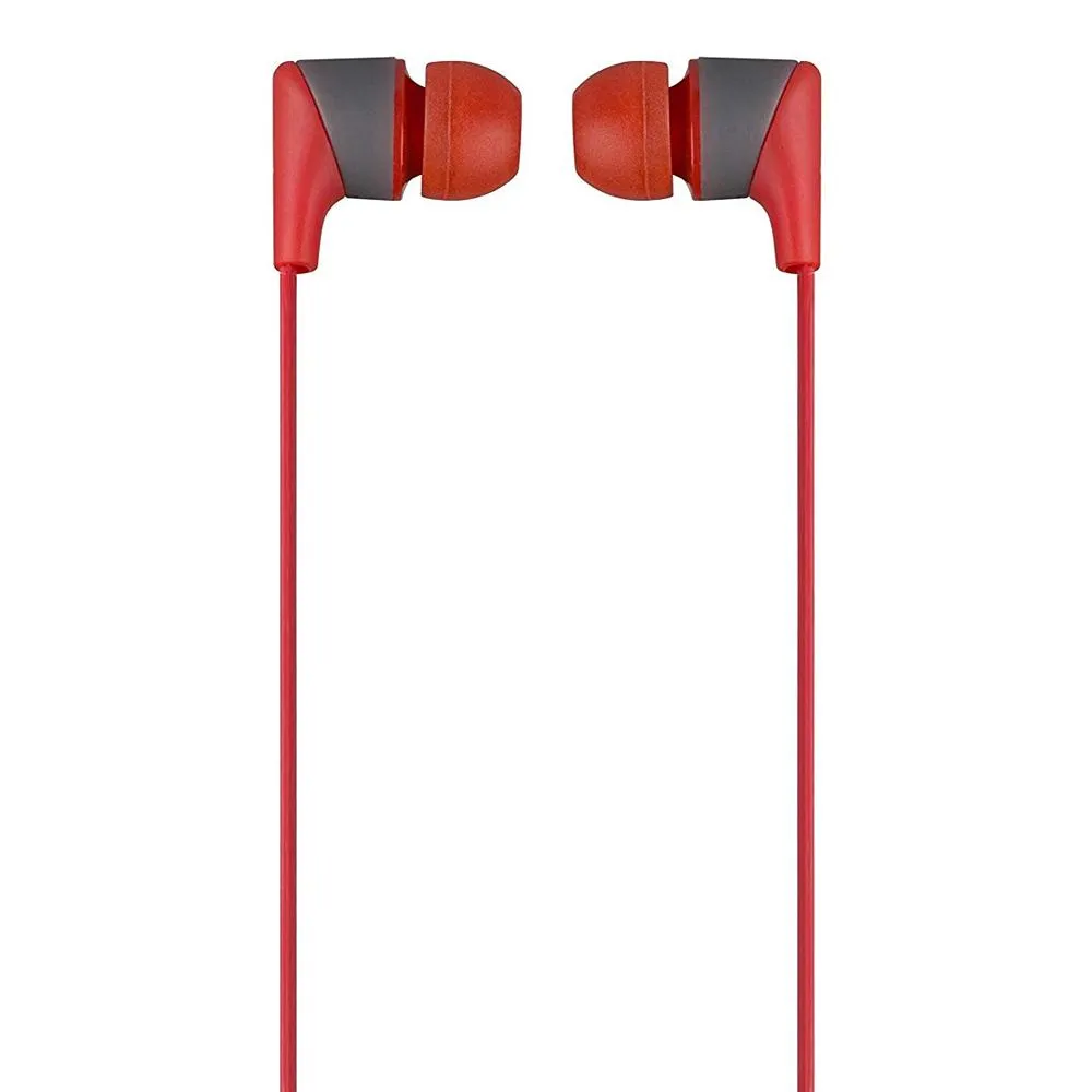 Kitsound Bounce Bluetooth Wireless In-Ear Headphones Red