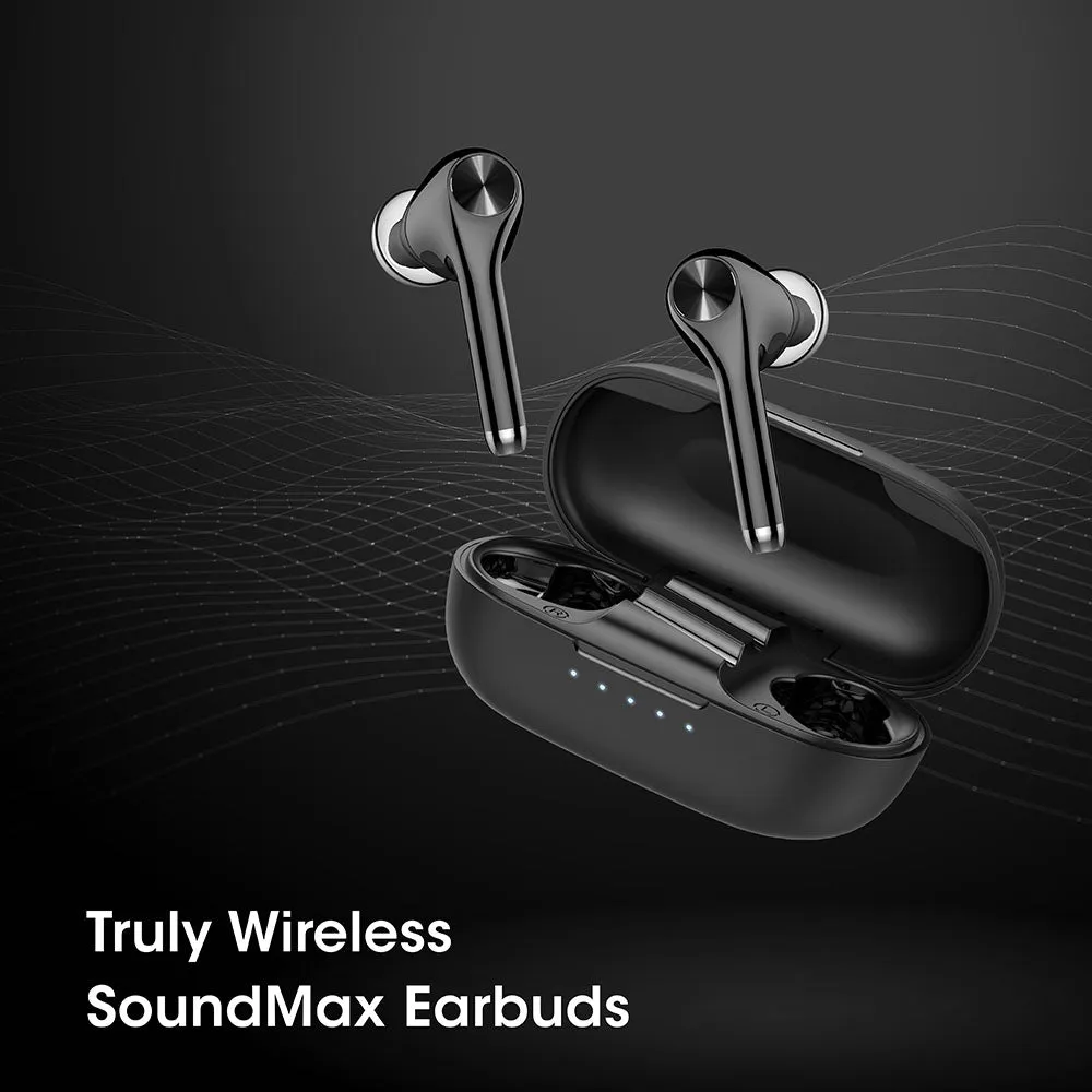 KNZ SoundMax True Wireless Earphone with Qi Wireless Charging Case