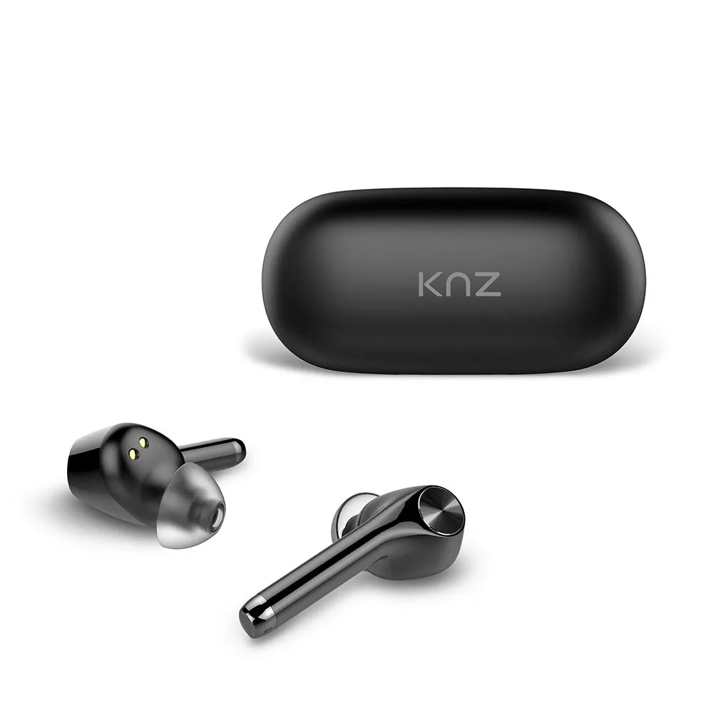 KNZ SoundMax True Wireless Earphone with Qi Wireless Charging Case