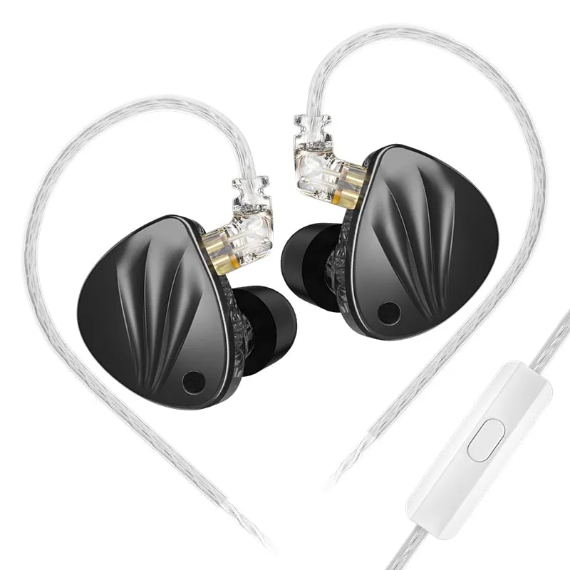 KZ Krila In Ear HiFi Earphone 1DD 1BA High-end Tunable balanced armature Earphones Monitor Headphone Cancelling Earbuds