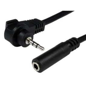 Leaded 2.5mm Stereo to 3.5mm Stereo Adapter