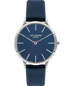 Lee Cooper  Women's Watch Blue Dial Blue Leather Strap, LC07646.399