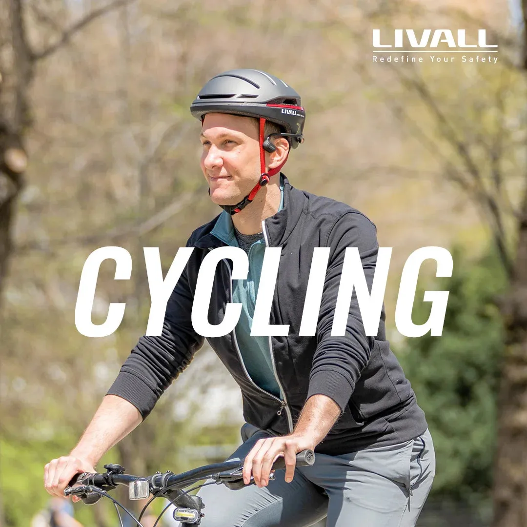 LIVALL  Open Ear LTS21 Bluetooth Earbuds Headphones Safer  Attachable to Bike Helmet Wireless TWS Earphones headset