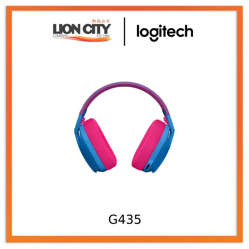 Logitech G435 Lightspeed & Bluetooth Wireless Lightweight Gaming Headset