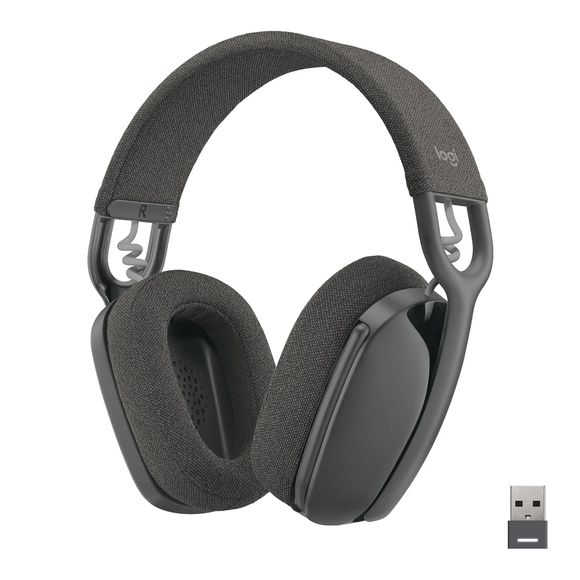 Logitech Zone Vibe 125 - Headset - Full Size - Bluetooth - Wireless - Graphite