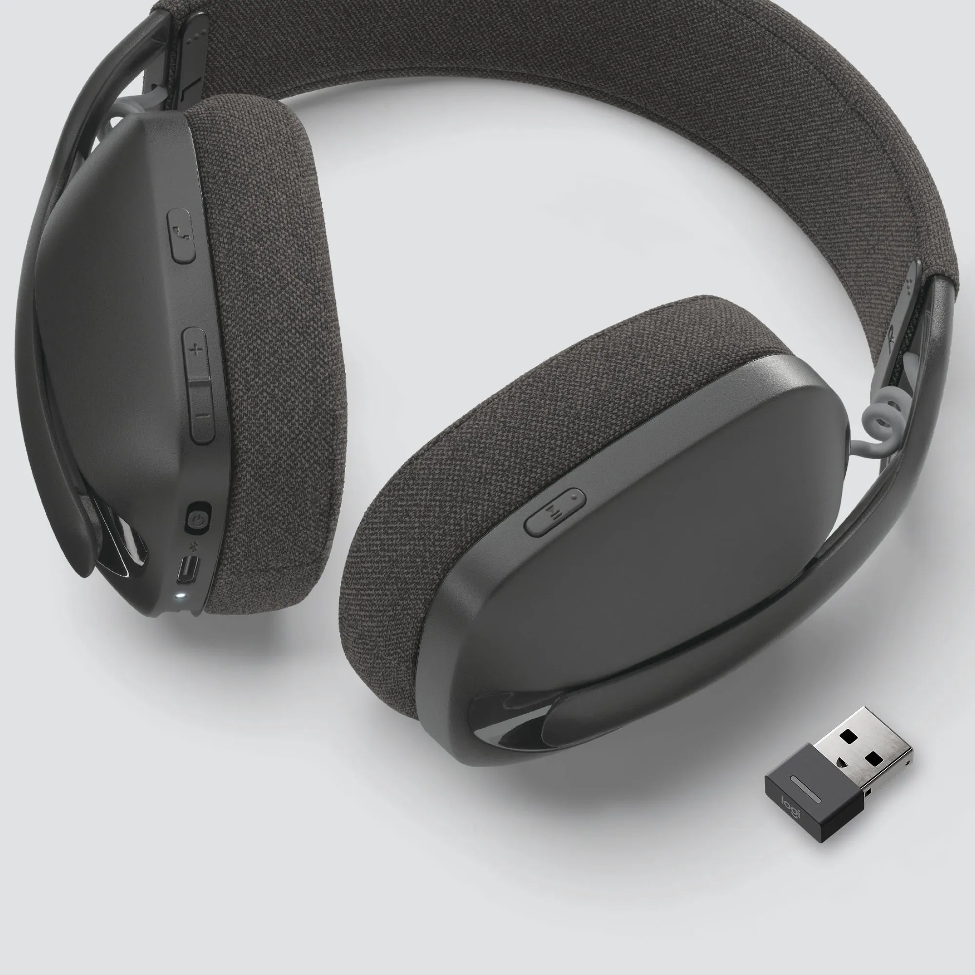 Logitech Zone Vibe 125 - Headset - Full Size - Bluetooth - Wireless - Graphite