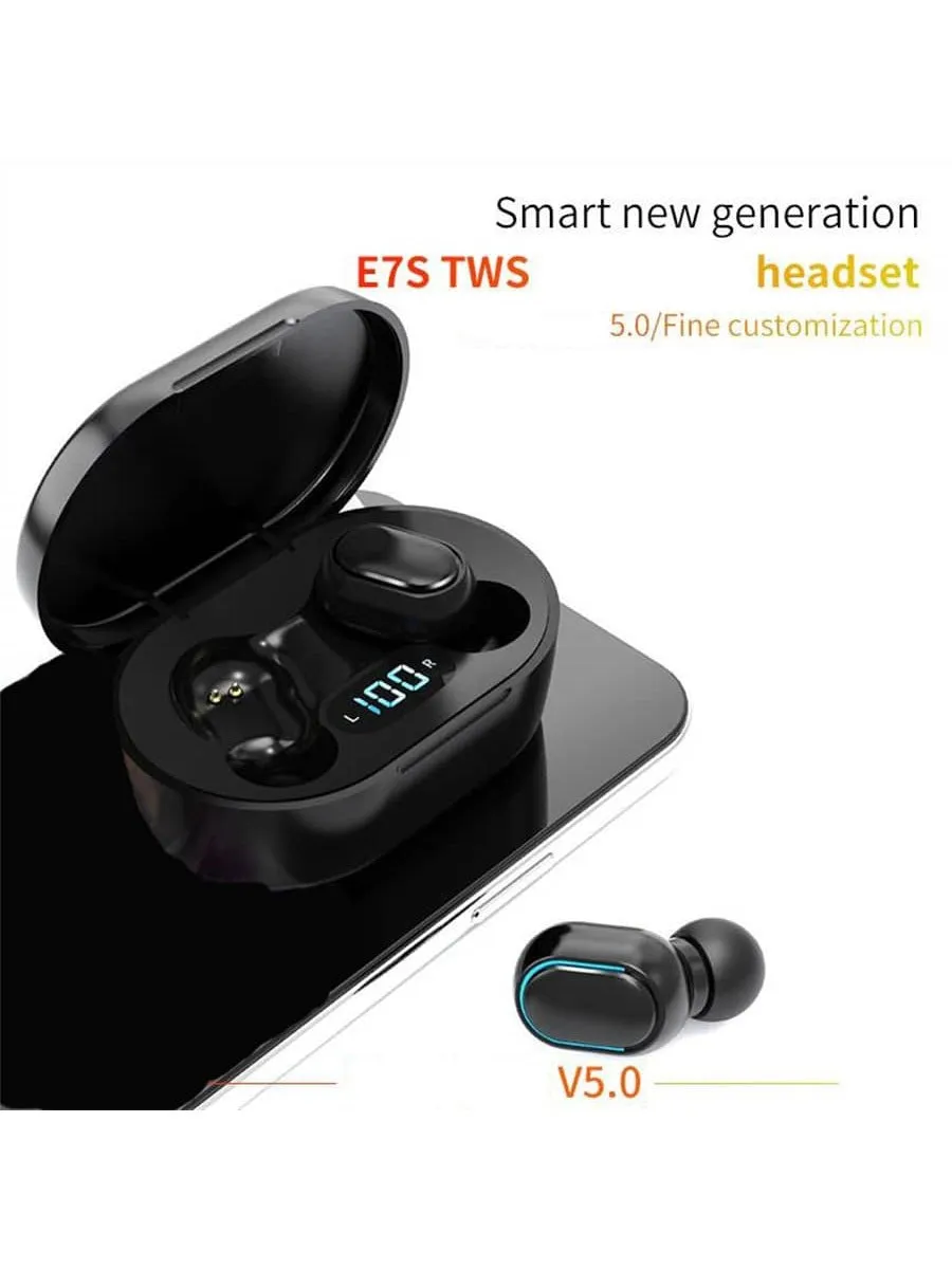 Low latency wireless headphones|Game Earphones TWS Wireless Digital Display