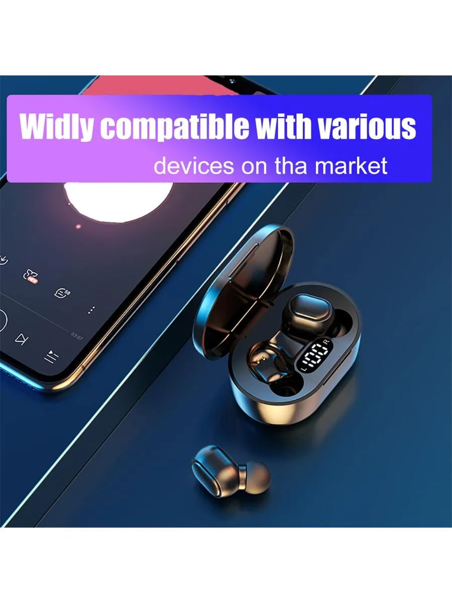 Low latency wireless headphones|Game Earphones TWS Wireless Digital Display