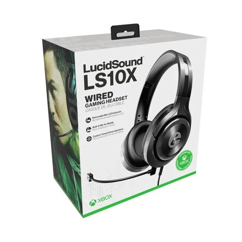 LucidSound LS10X Wired Gaming Headset for Xbox Series X|S Black