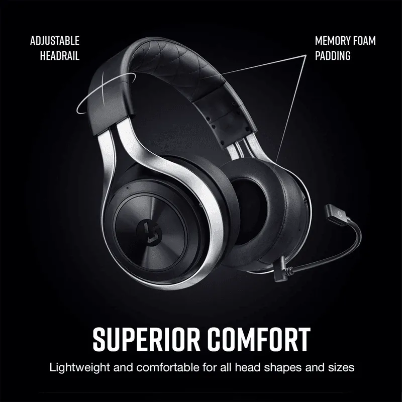 LucidSound LS30 Wireless Universal Gaming Headset Headphones Black