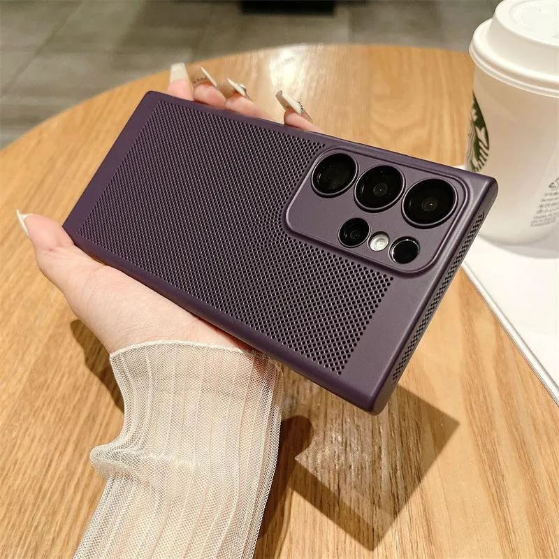 Luxury Breathable Mesh Phone Case