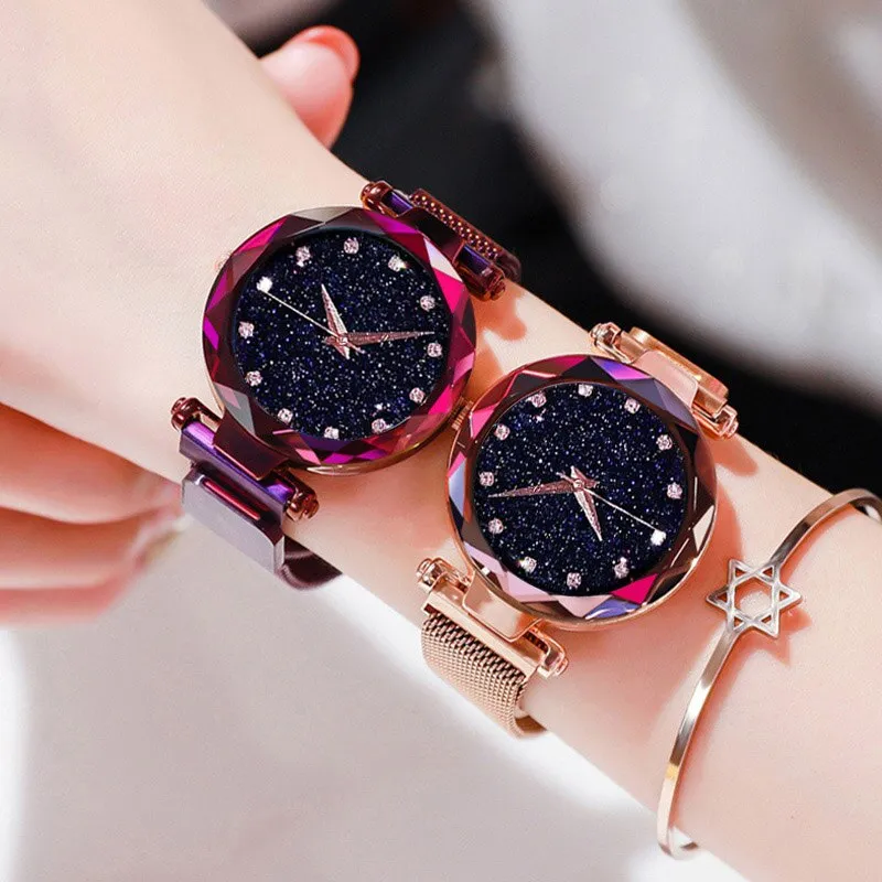 Luxury Diamond Rose Gold Women Watches