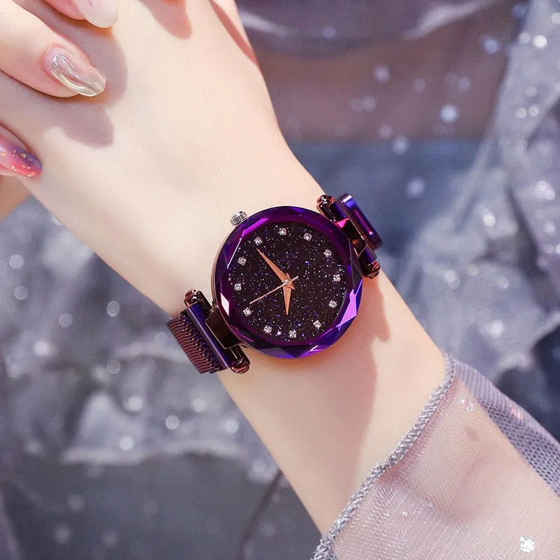 Luxury Diamond Rose Gold Women Watches