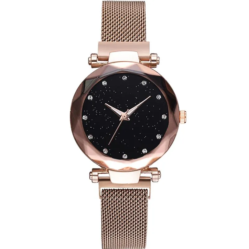 Luxury Diamond Rose Gold Women Watches