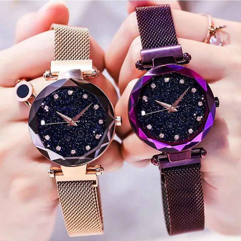 Luxury Diamond Rose Gold Women Watches