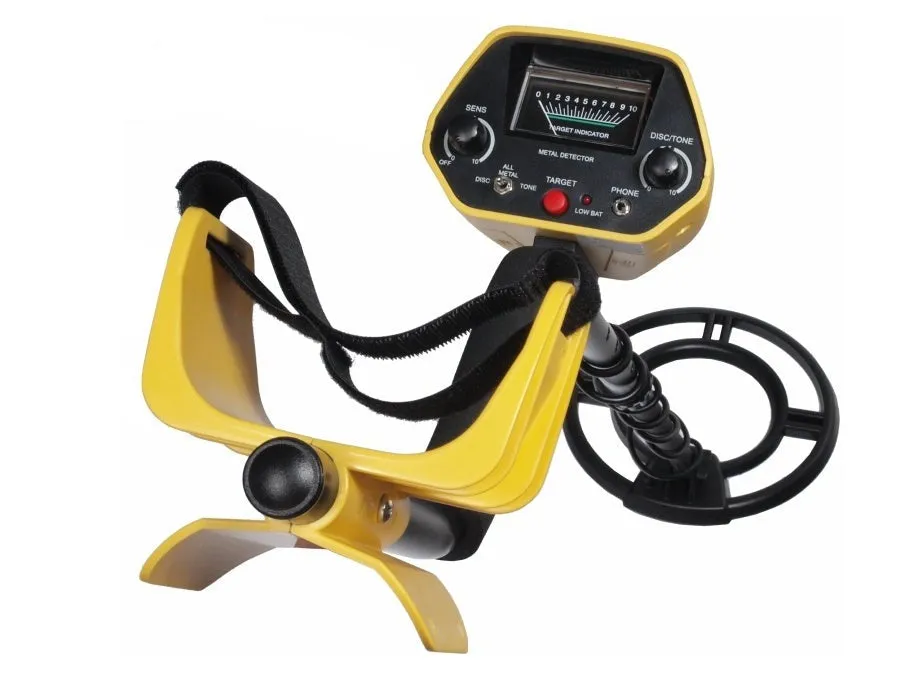 Maclean MCE-969 Professional Discriminating Metal Detector, 25cm coil, Waterproof, High Sensitivity, 4 Modes