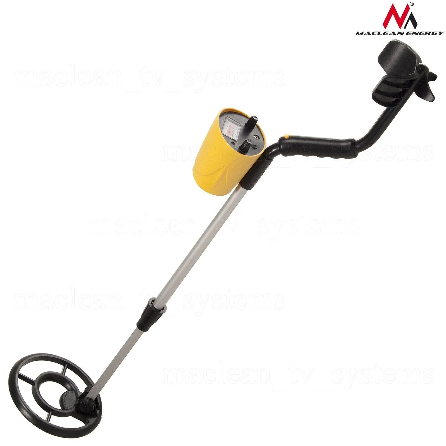 Maclean MCE991 Analog Discrimintating Metal Detector with 19cm Waterproof Coil