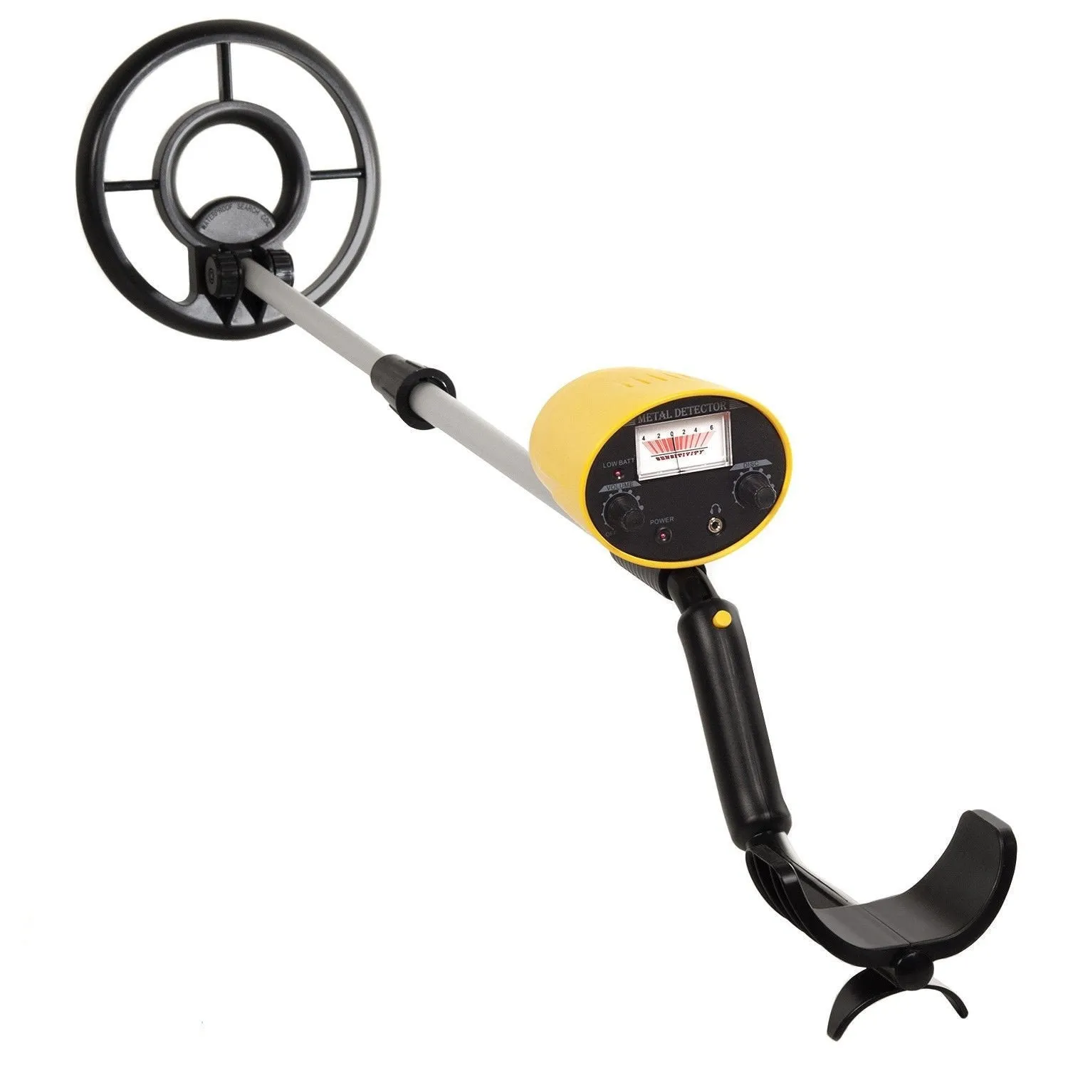 Maclean MCE991 Analog Discrimintating Metal Detector with 19cm Waterproof Coil