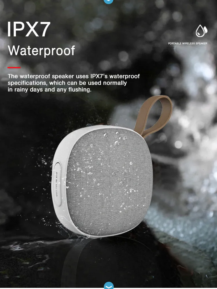 Magnetic Bluetooth speaker Outdoor Quality Sounds Wireless  Waterproof IPX6