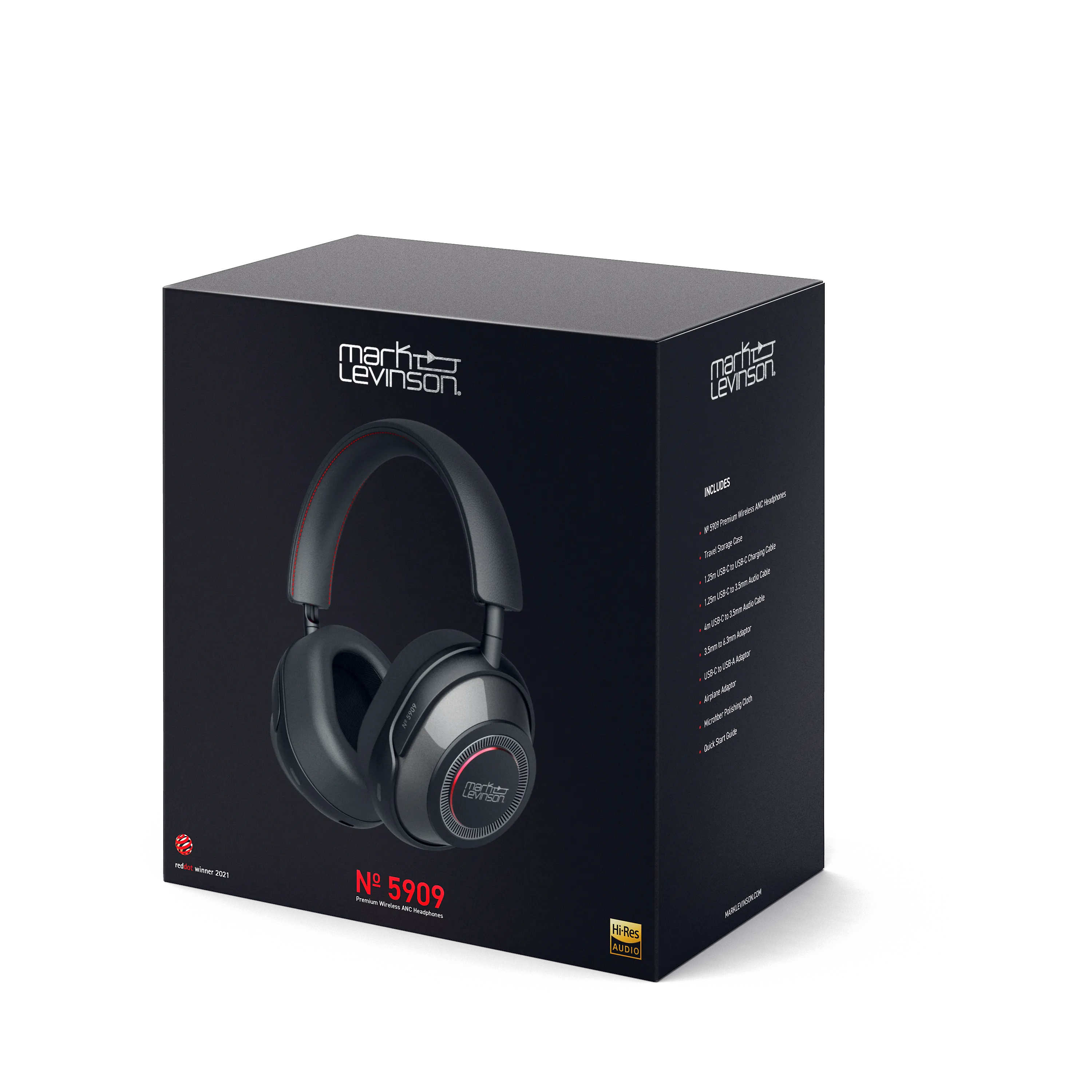 Mark Levinson NO5909 Bluetooth Over-Ear Headphones - Ice Pewter What HiFi? 5 Star Winner