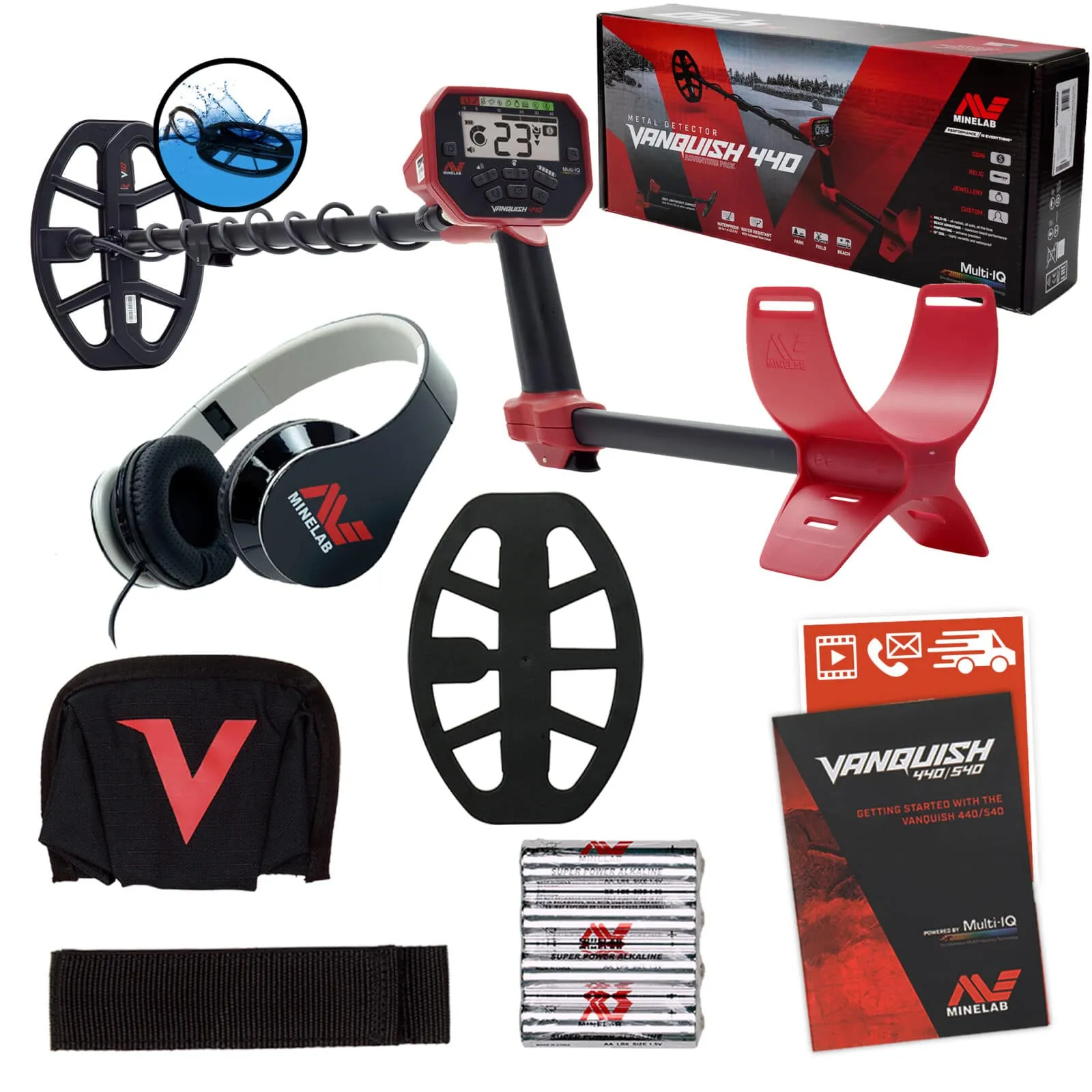 Minelab VANQUISH 440 Metal Detector Starter Package - PKSD