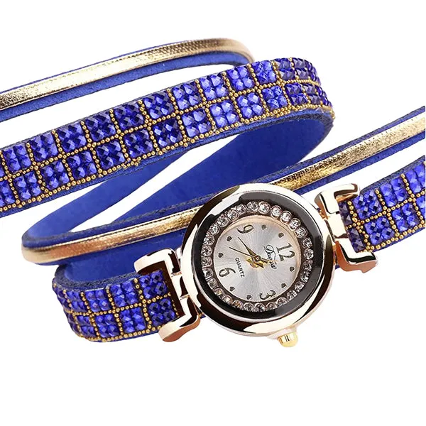 Misses Fashion Bling Bracelet Watch with Gift Box