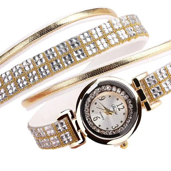 Misses Fashion Bling Bracelet Watch with Gift Box