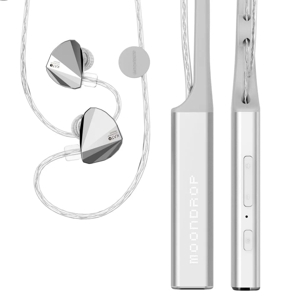 Moondrop Little White Flagship Performance Wireless Neckband Bluetooth 5.2 Earphone Cable With Type-C Plug