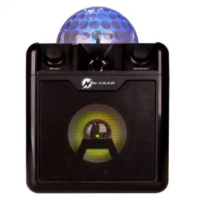 N-Gear | Portable Bluetooth And Disco Karaoke Speaker | The Disco Block 410 | 50 W | Bluetooth | Black | Wireless Connec